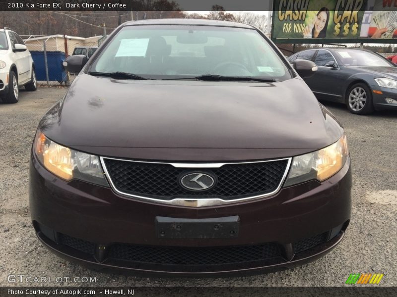 Dark Cherry / Coffee 2010 Kia Forte EX