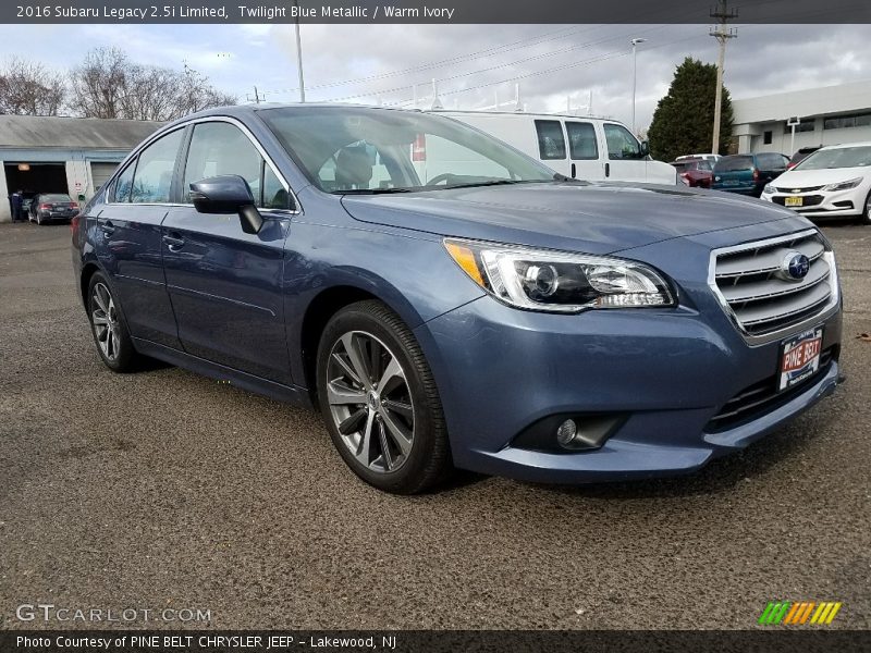 Twilight Blue Metallic / Warm Ivory 2016 Subaru Legacy 2.5i Limited