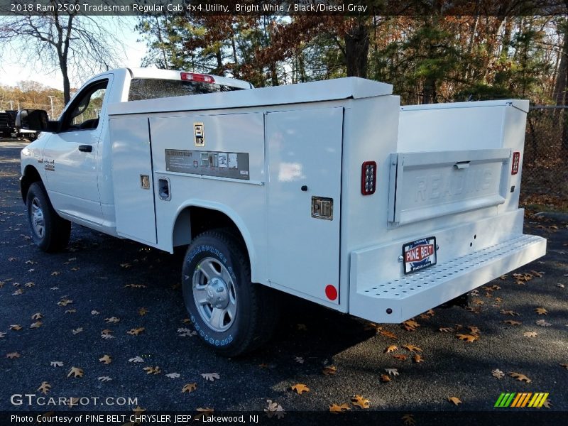 Bright White / Black/Diesel Gray 2018 Ram 2500 Tradesman Regular Cab 4x4 Utility