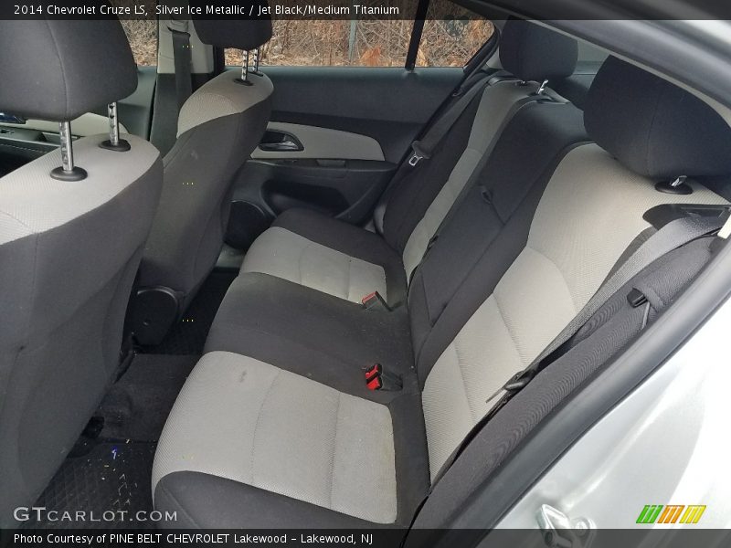 Silver Ice Metallic / Jet Black/Medium Titanium 2014 Chevrolet Cruze LS