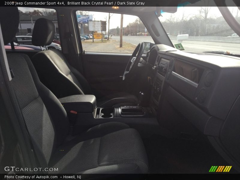 Brilliant Black Crystal Pearl / Dark Slate Gray 2008 Jeep Commander Sport 4x4