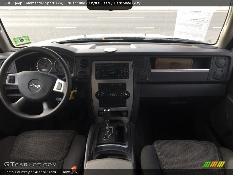 Brilliant Black Crystal Pearl / Dark Slate Gray 2008 Jeep Commander Sport 4x4