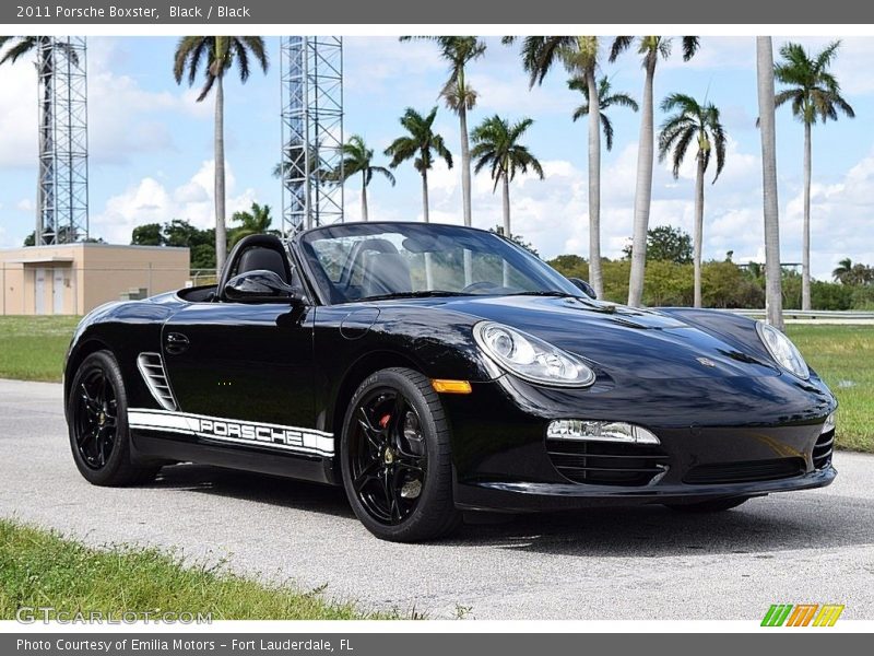 Black / Black 2011 Porsche Boxster