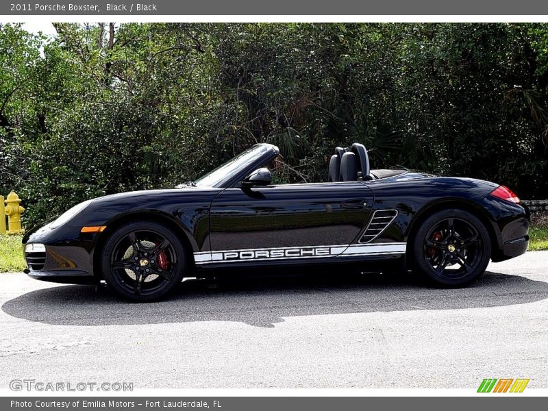 Black / Black 2011 Porsche Boxster