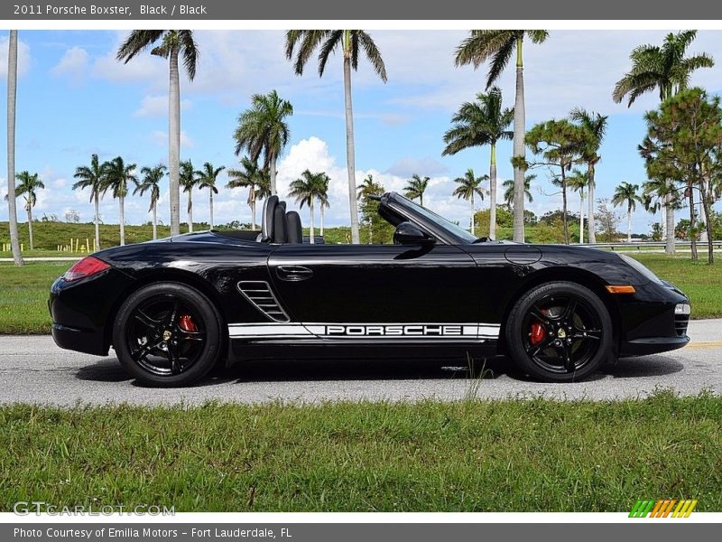 Black / Black 2011 Porsche Boxster