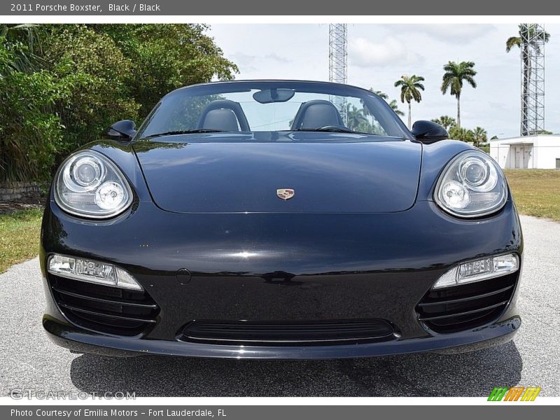 Black / Black 2011 Porsche Boxster