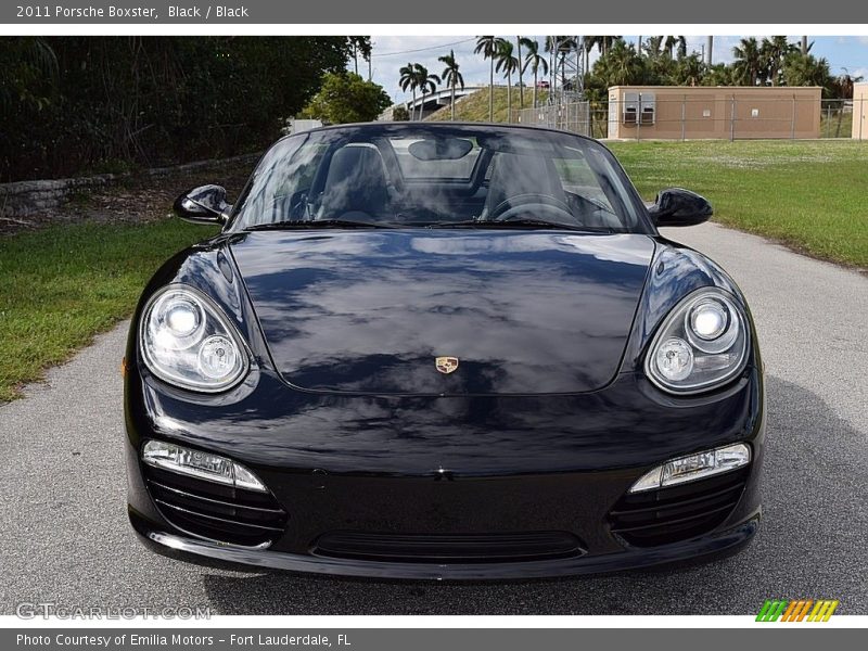 Black / Black 2011 Porsche Boxster