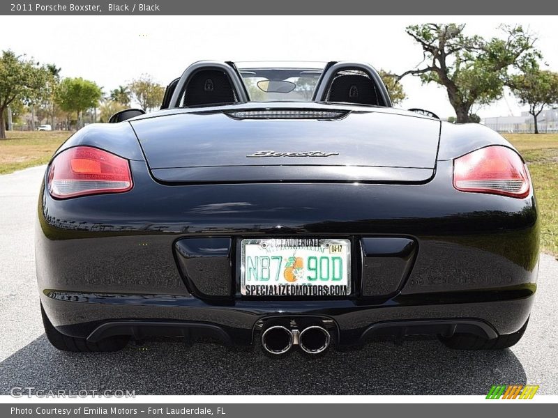 Black / Black 2011 Porsche Boxster