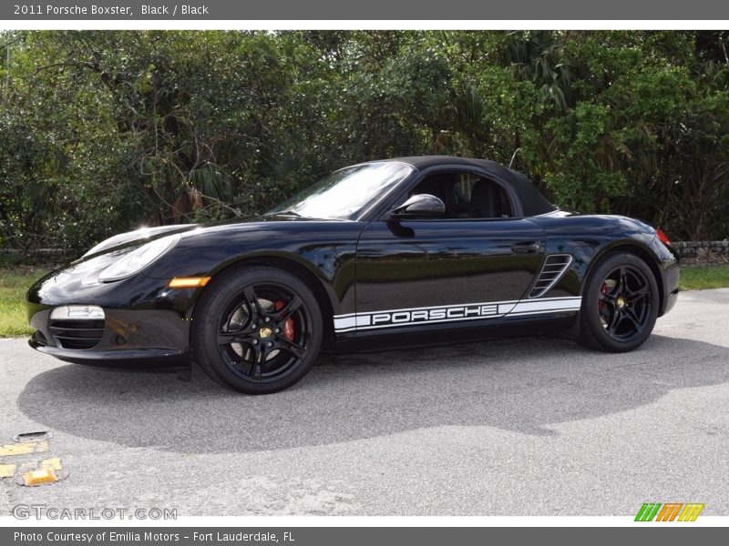 Black / Black 2011 Porsche Boxster