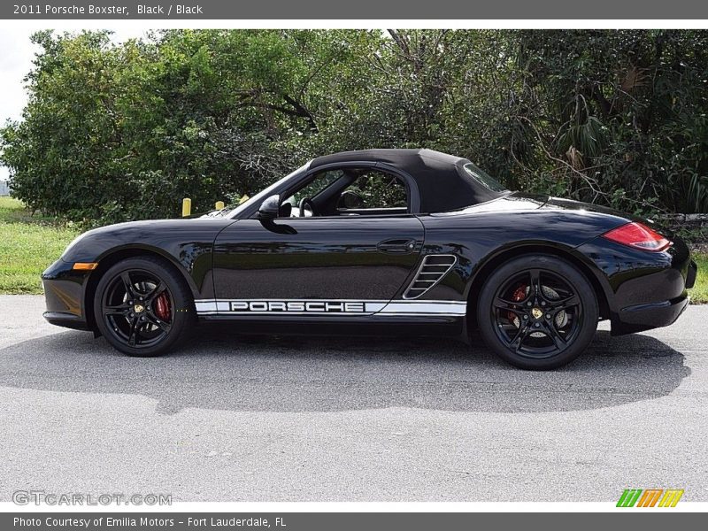 Black / Black 2011 Porsche Boxster
