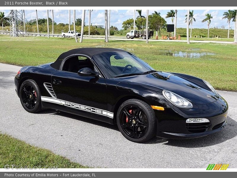 Black / Black 2011 Porsche Boxster