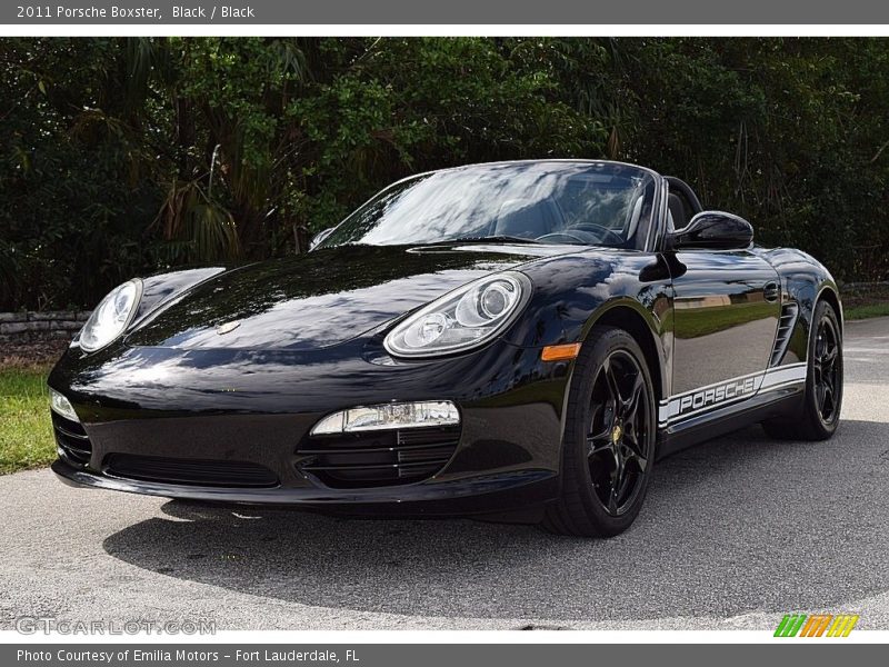 Black / Black 2011 Porsche Boxster