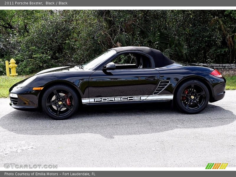 Black / Black 2011 Porsche Boxster