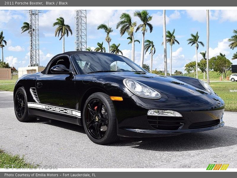 Black / Black 2011 Porsche Boxster