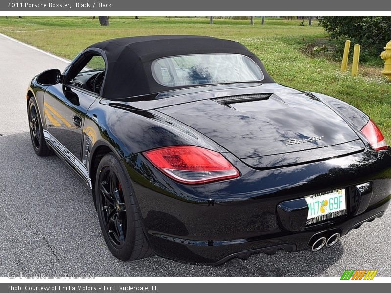 Black / Black 2011 Porsche Boxster