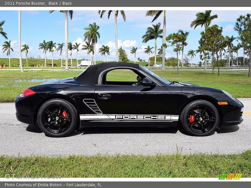 Black / Black 2011 Porsche Boxster