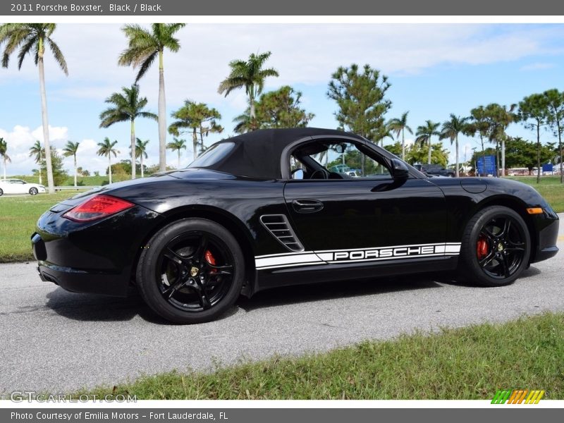 Black / Black 2011 Porsche Boxster