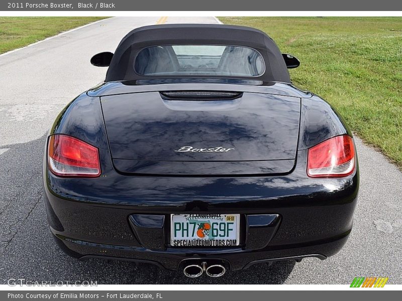 Black / Black 2011 Porsche Boxster