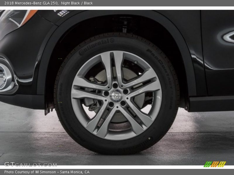 Night Black / Black 2018 Mercedes-Benz GLA 250