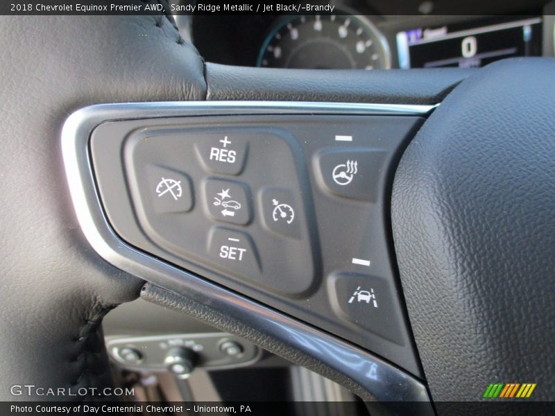 Sandy Ridge Metallic / Jet Black/­Brandy 2018 Chevrolet Equinox Premier AWD