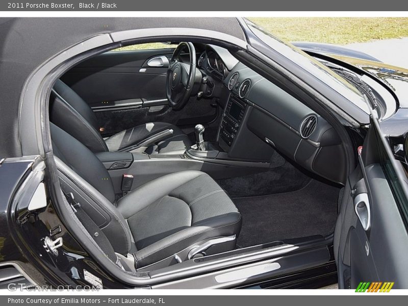 Black / Black 2011 Porsche Boxster