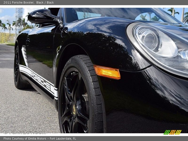 Black / Black 2011 Porsche Boxster