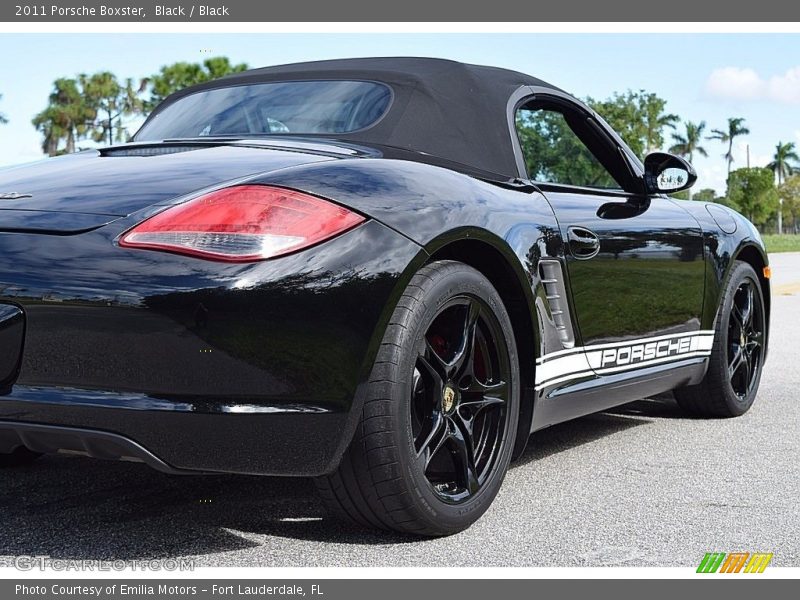 Black / Black 2011 Porsche Boxster