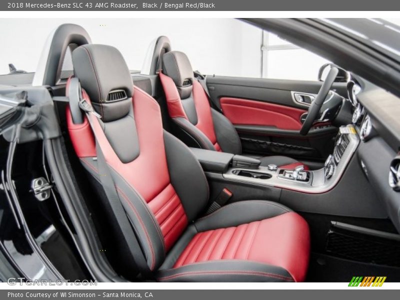  2018 SLC 43 AMG Roadster Bengal Red/Black Interior