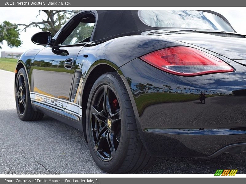 Black / Black 2011 Porsche Boxster