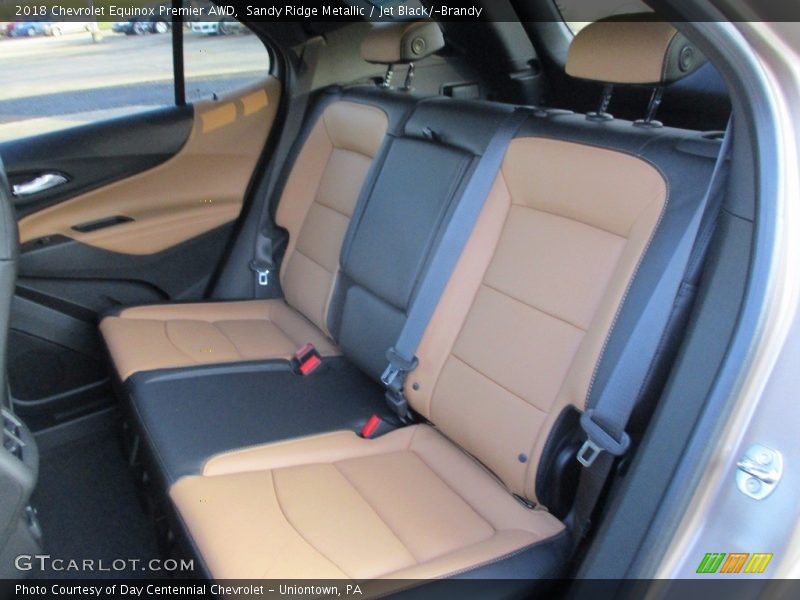 Sandy Ridge Metallic / Jet Black/­Brandy 2018 Chevrolet Equinox Premier AWD