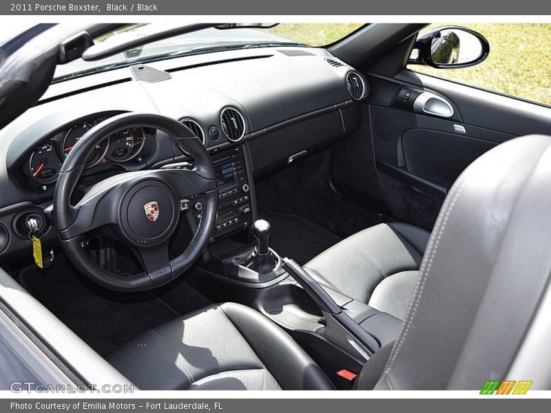 Black / Black 2011 Porsche Boxster