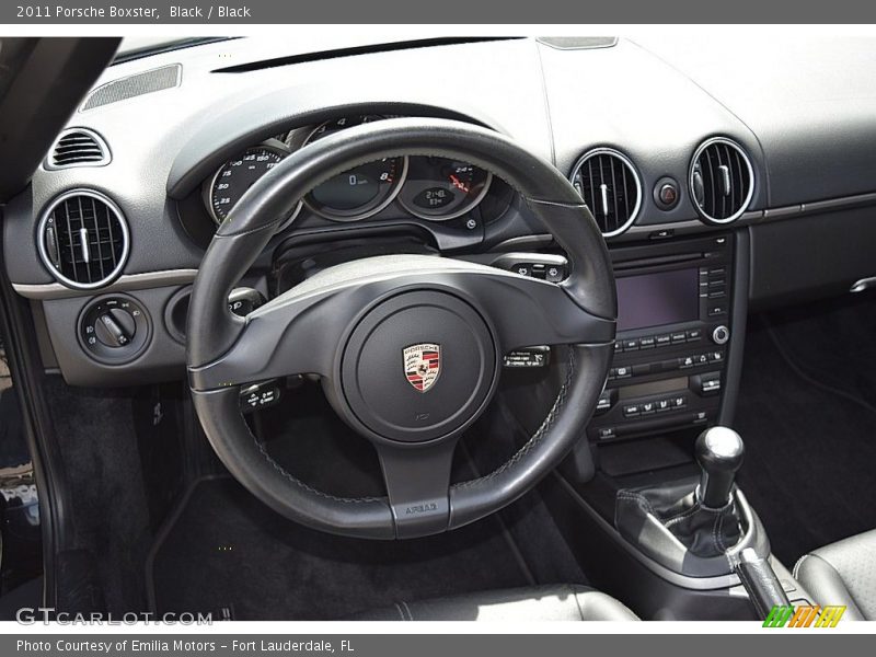 Black / Black 2011 Porsche Boxster