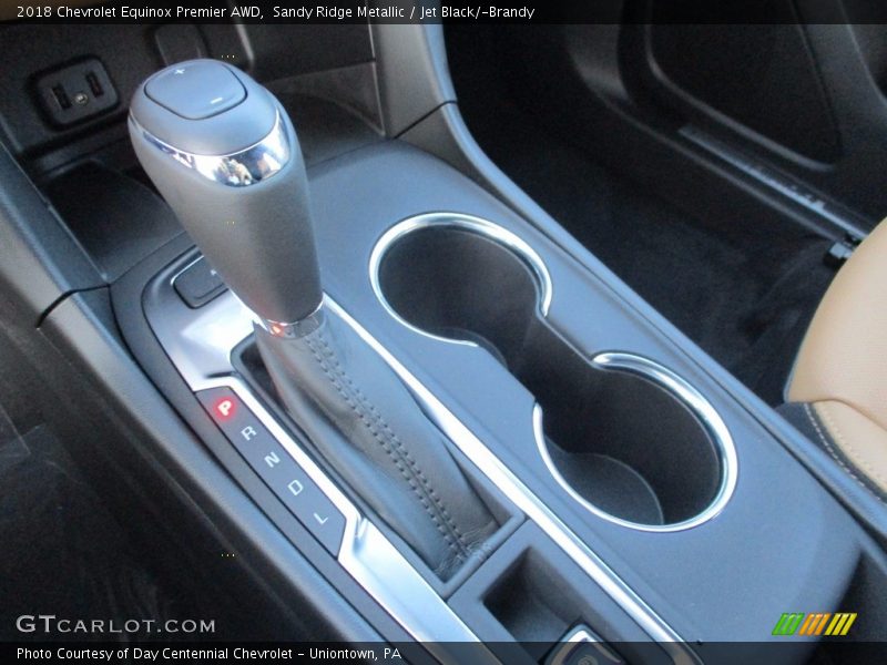 Sandy Ridge Metallic / Jet Black/­Brandy 2018 Chevrolet Equinox Premier AWD