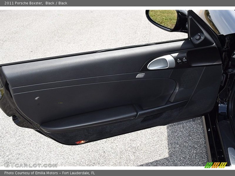 Black / Black 2011 Porsche Boxster