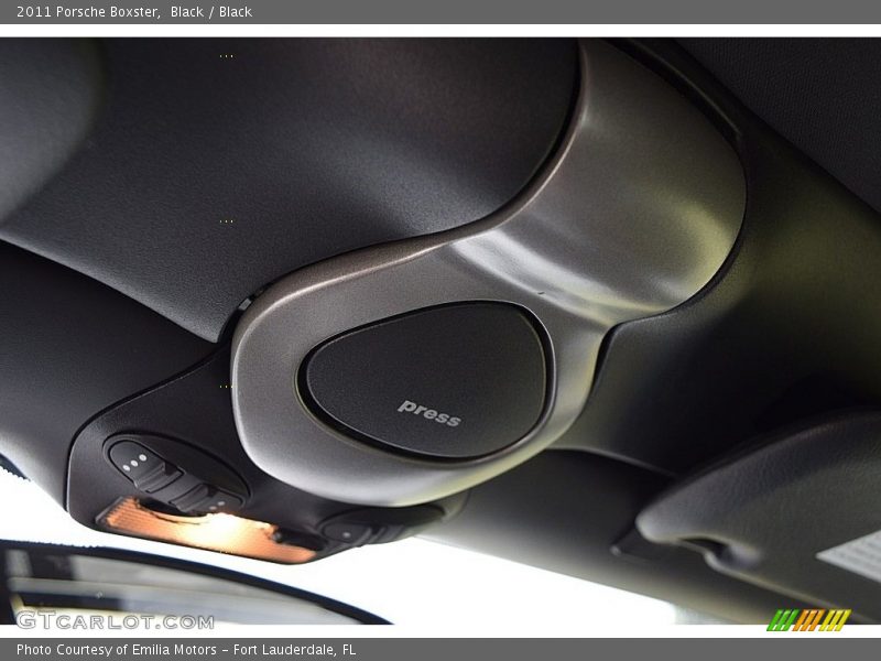 Black / Black 2011 Porsche Boxster
