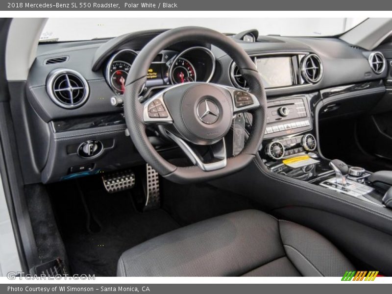 Dashboard of 2018 SL 550 Roadster