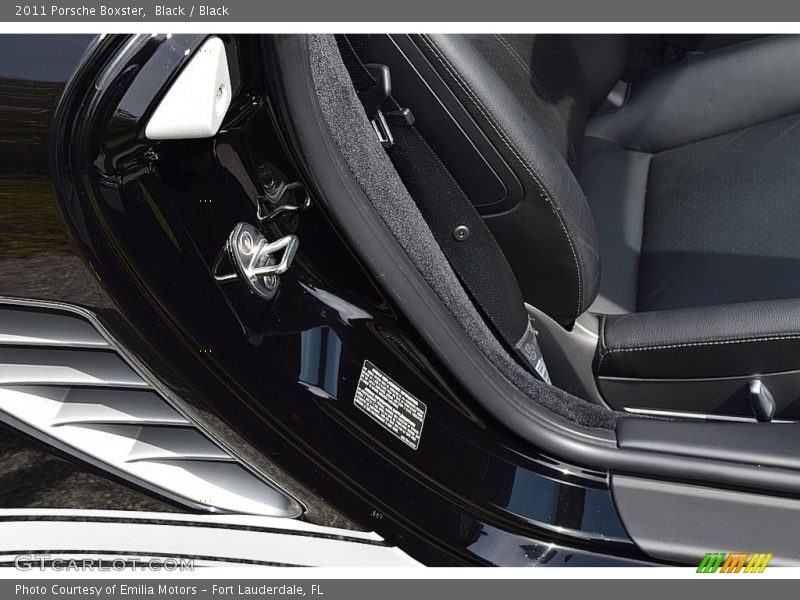 Black / Black 2011 Porsche Boxster