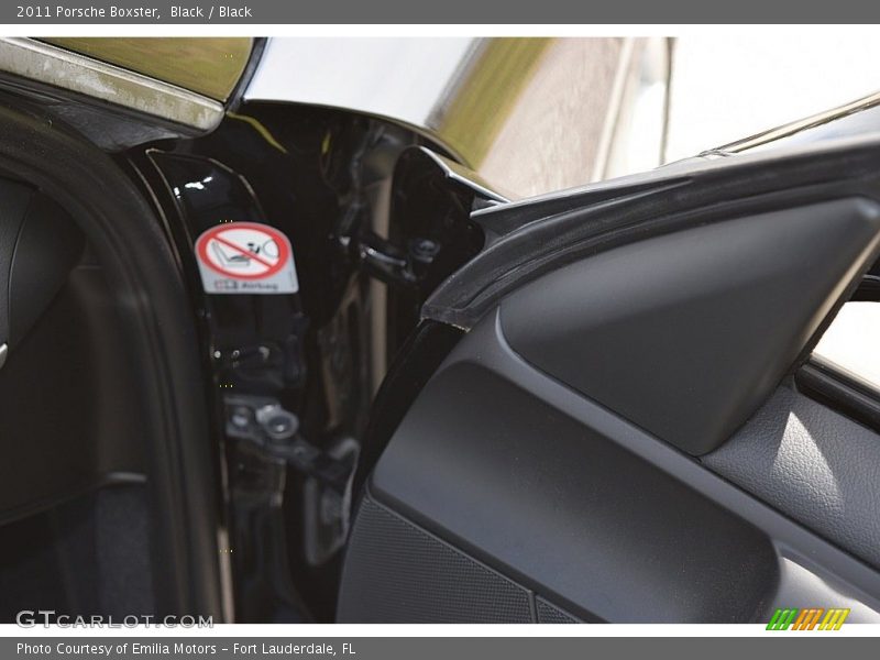 Black / Black 2011 Porsche Boxster