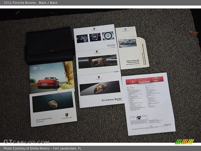 Black / Black 2011 Porsche Boxster