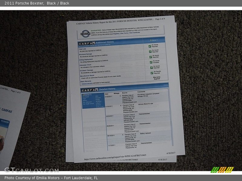 Black / Black 2011 Porsche Boxster