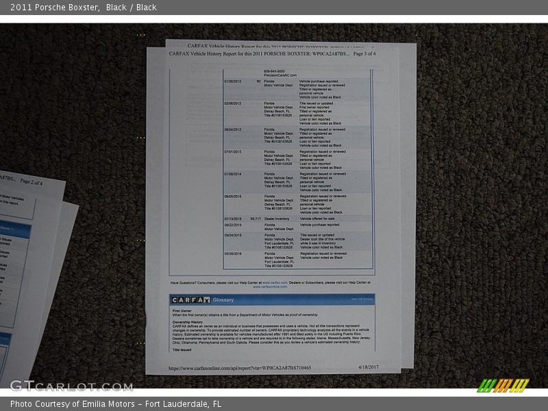 Black / Black 2011 Porsche Boxster