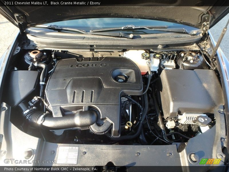 Black Granite Metallic / Ebony 2011 Chevrolet Malibu LT