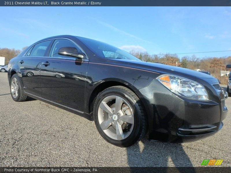 Black Granite Metallic / Ebony 2011 Chevrolet Malibu LT