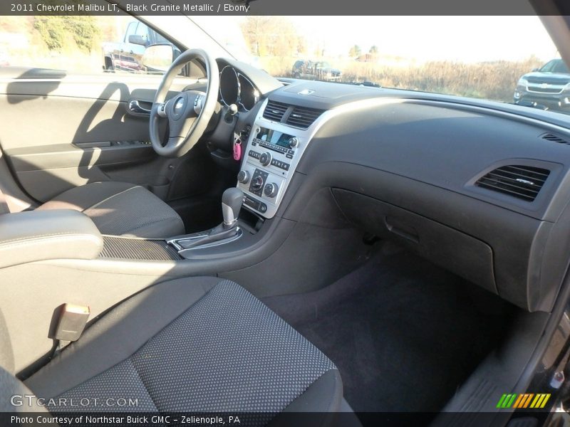 Black Granite Metallic / Ebony 2011 Chevrolet Malibu LT