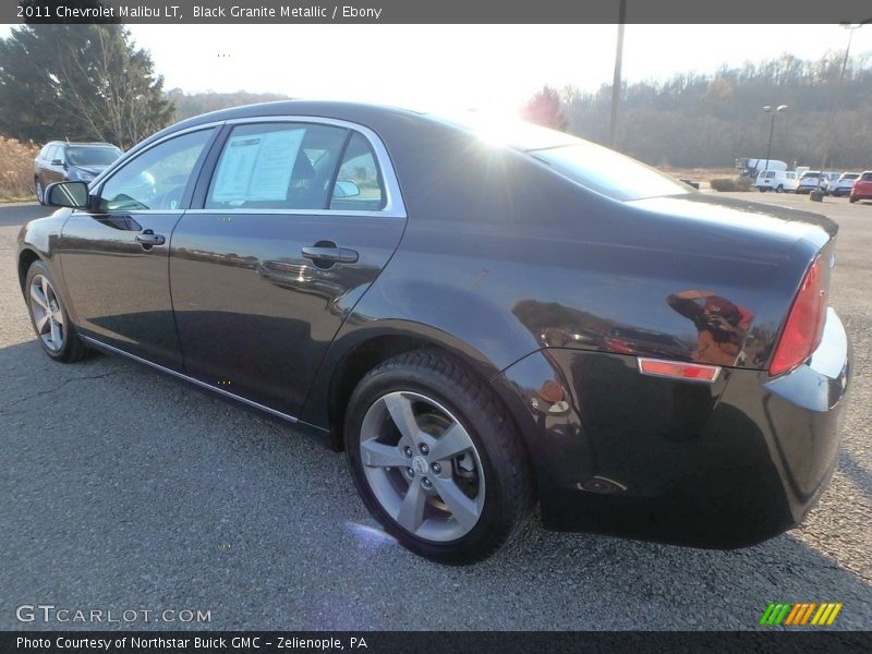 Black Granite Metallic / Ebony 2011 Chevrolet Malibu LT