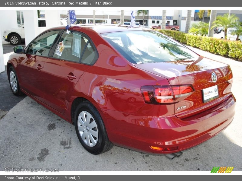 Cardinal Red Metallic / Titan Black 2016 Volkswagen Jetta S