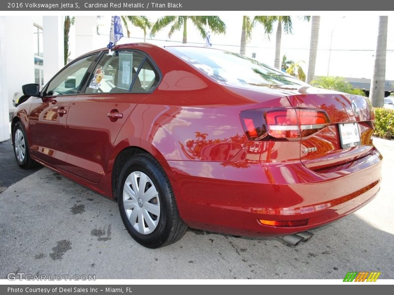 Cardinal Red Metallic / Titan Black 2016 Volkswagen Jetta S