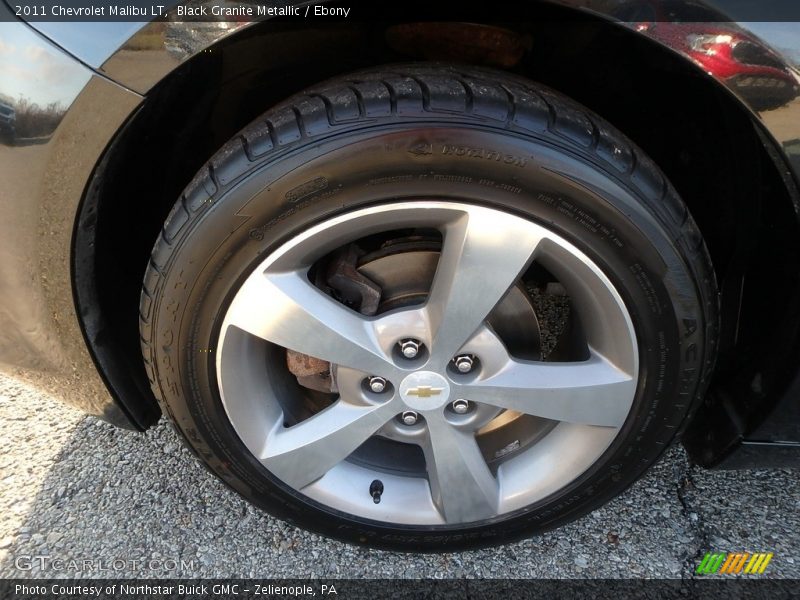 Black Granite Metallic / Ebony 2011 Chevrolet Malibu LT