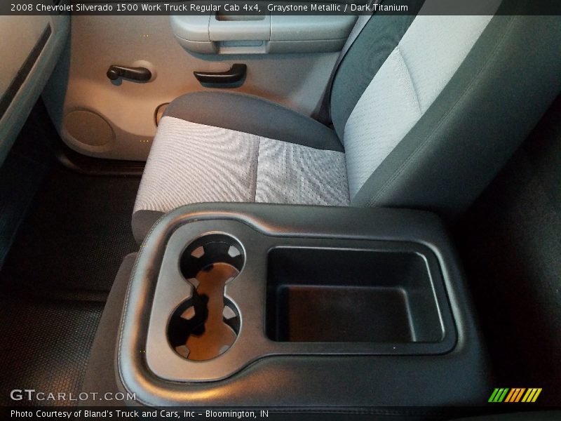 Graystone Metallic / Dark Titanium 2008 Chevrolet Silverado 1500 Work Truck Regular Cab 4x4