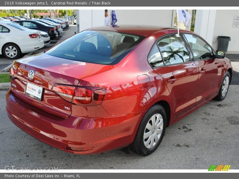 Cardinal Red Metallic / Titan Black 2016 Volkswagen Jetta S
